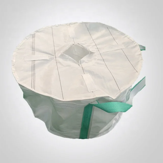 
Big bag 1000kg FIBC container bag black with filling spout 