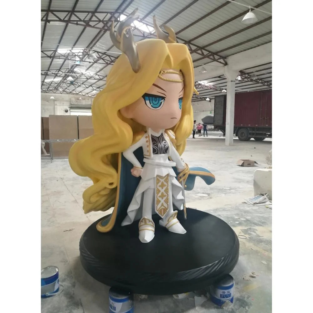 Wholesale fiberglass  life size cartoon character design sculpture