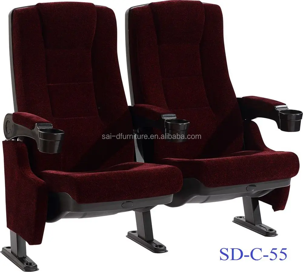 
SD-C-55 Theater Furniture Used Home Cinema Seats, Folding Home Theatre Chairs Price 