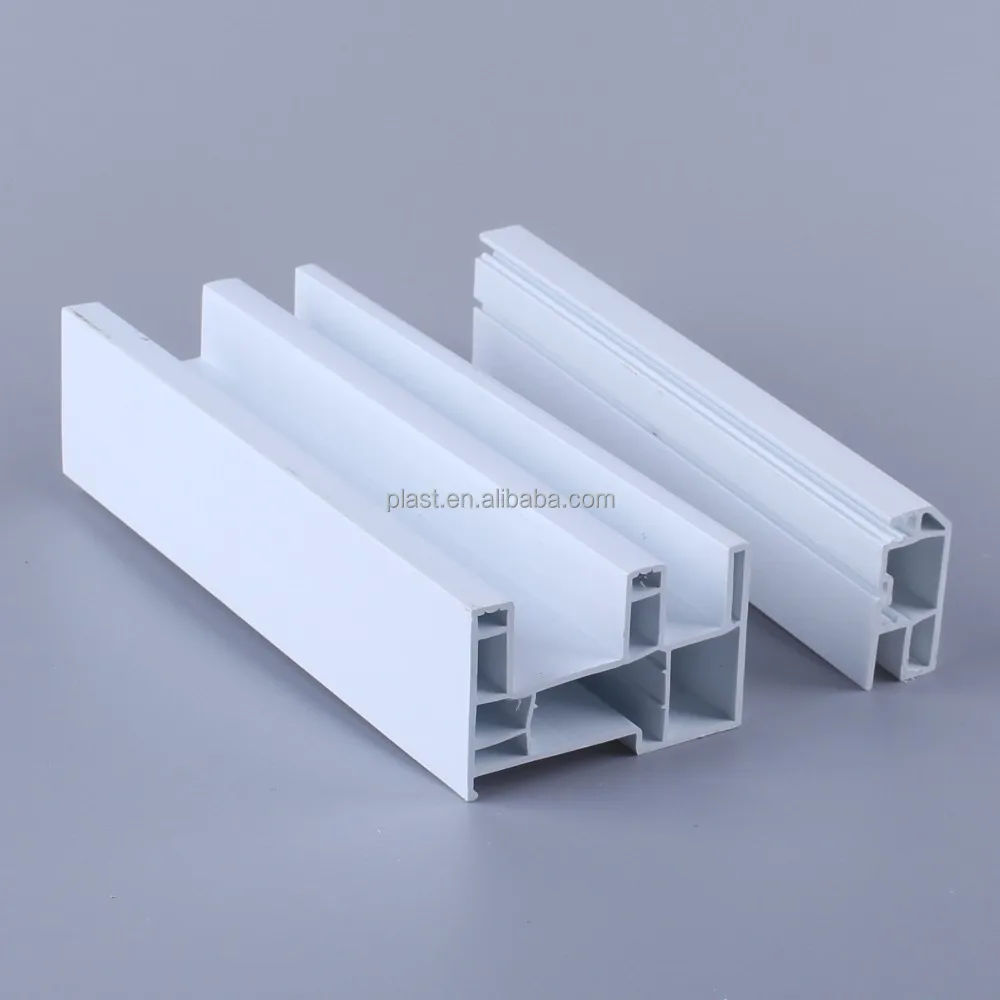 European Style 80mm Sliding Pvc Door Profile Upvc Profile for Window and Door