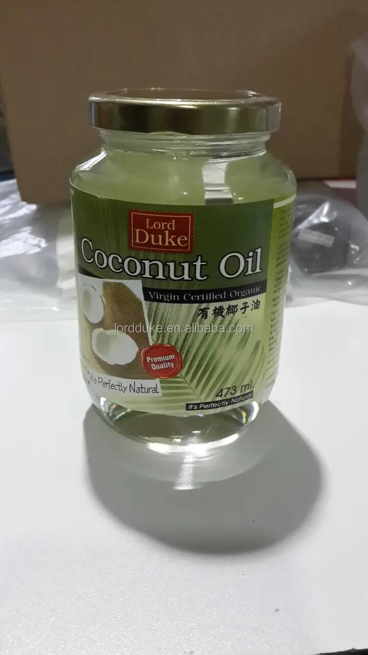Lordduke Extra Thailand Cold Pressed Organic Virgin Coconut Oil mct