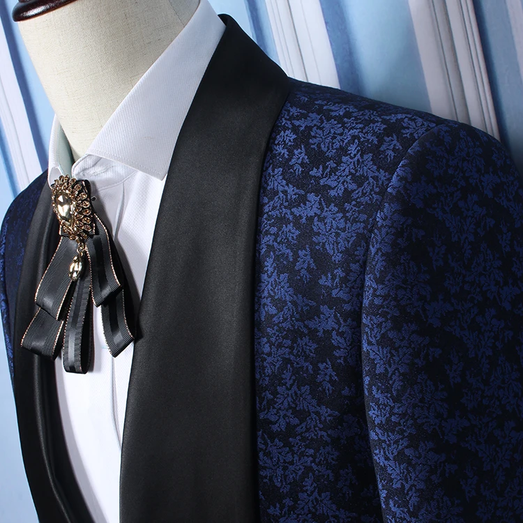 Костюм-тройка мужские свадебные костюмы в западном стиле