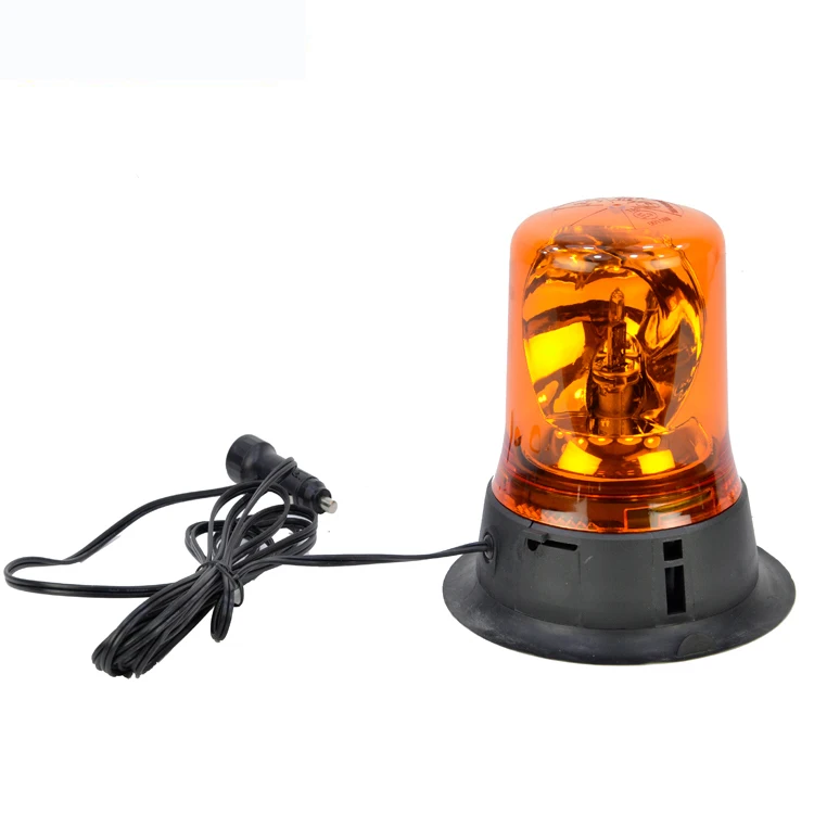 12v 24v waterproof warning rotating tow truck flashing rotary beacon light