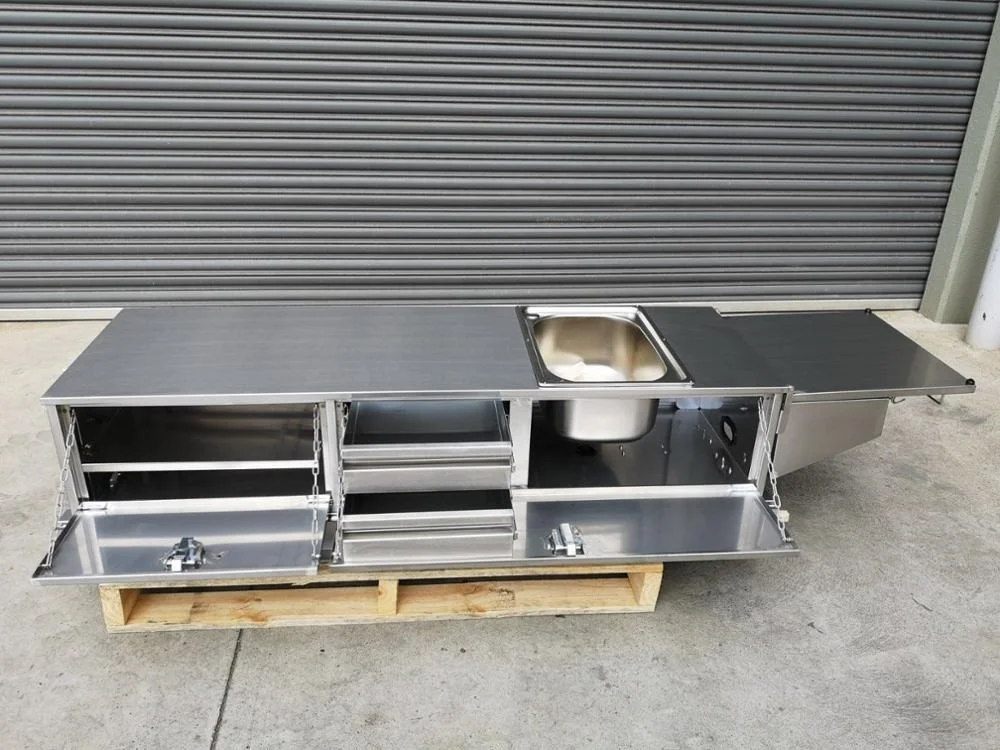 Высококачественный трейлер для кемпинга, выдвижная кухня