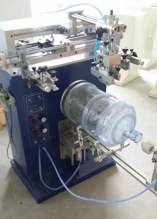 Plastic Drinking bottle screen  printer  18 /19 /20 Litre 5 Gallon Water Bottle Screen printing machine