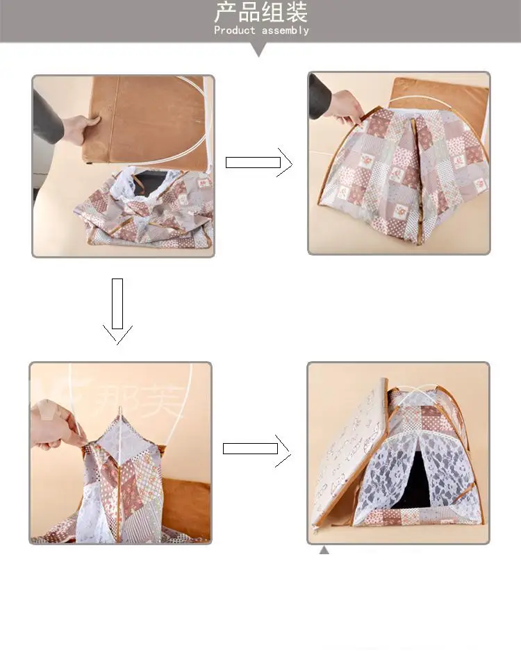 Складная палатка для игрушечных кукол, складная палатка для домашних животных, 18 дюймов