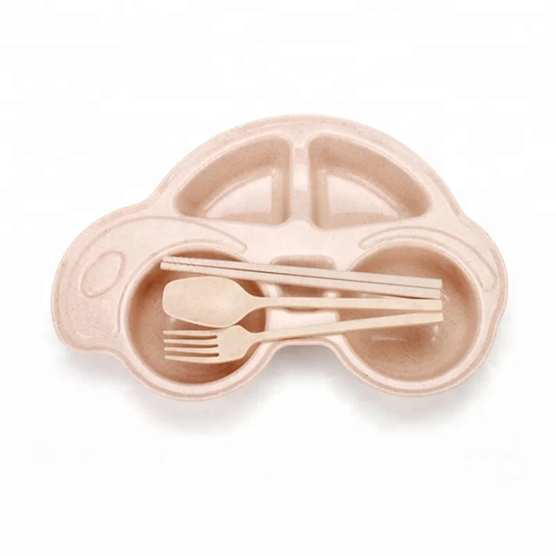 Most popular dinner table set wheat straw container biodegradable wheat straw for sale