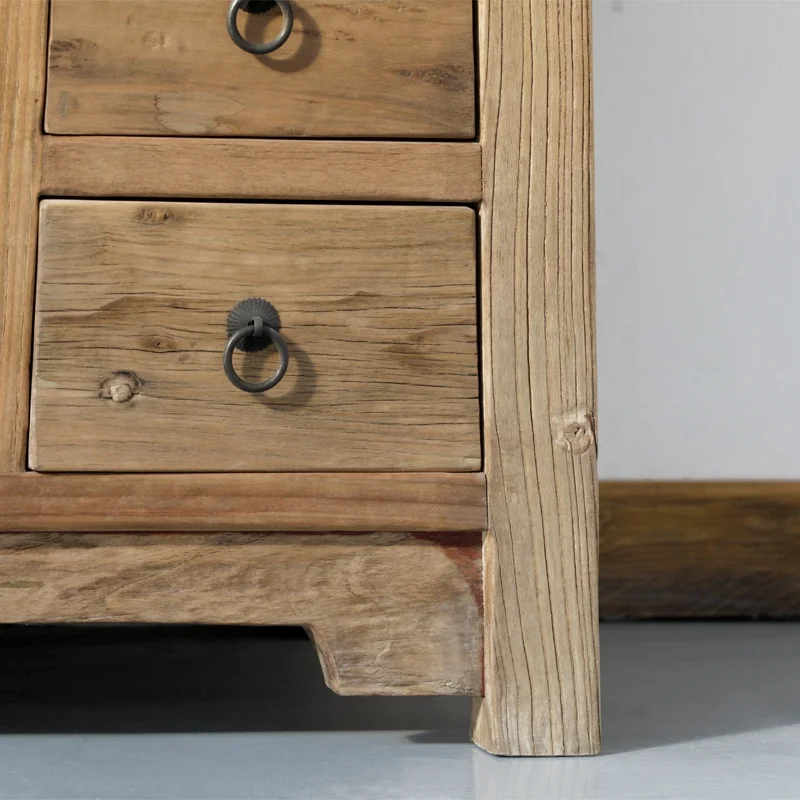 Wooden work reproduction furniture home furniture recycled furniture 20-drawer Reclaimed Rustic Chinese antique cabinet