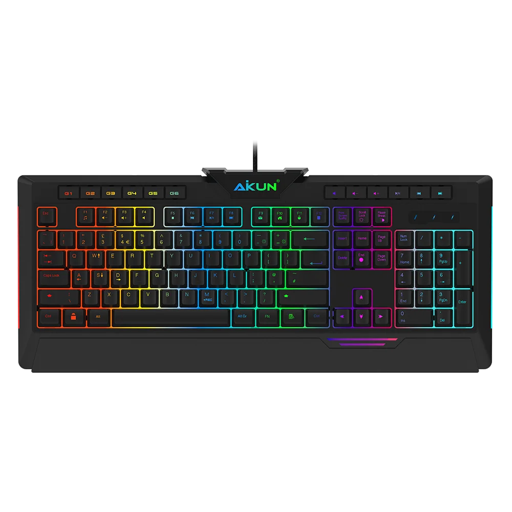Full Mechanical GX900 Marco Rainbow Keyboard Gaming with Illuminated Back Light