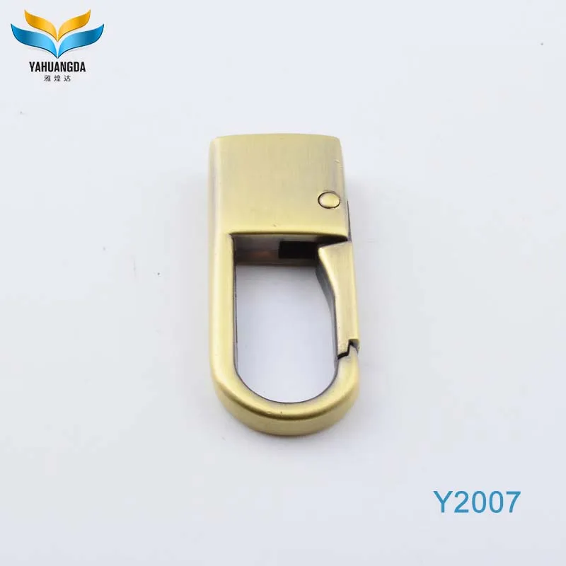 handbag accessories metal leather Shoulder strap snap hook zinc alloy die casting doghook for case