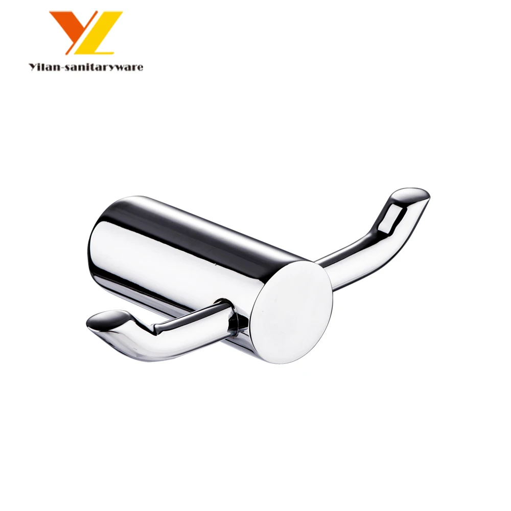 Элегантный дизайн настенных хромированные ванная комната двойной полотенцесушители латунь