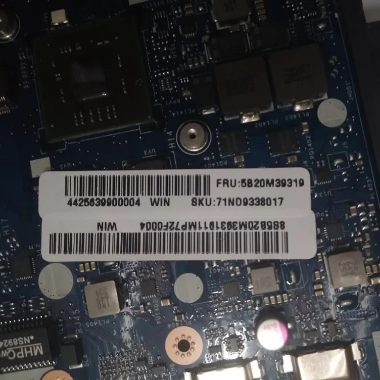 5B20M39319 для IdeaPad 510S-14IKB материнская плата I5-7200U R16MM 12GB