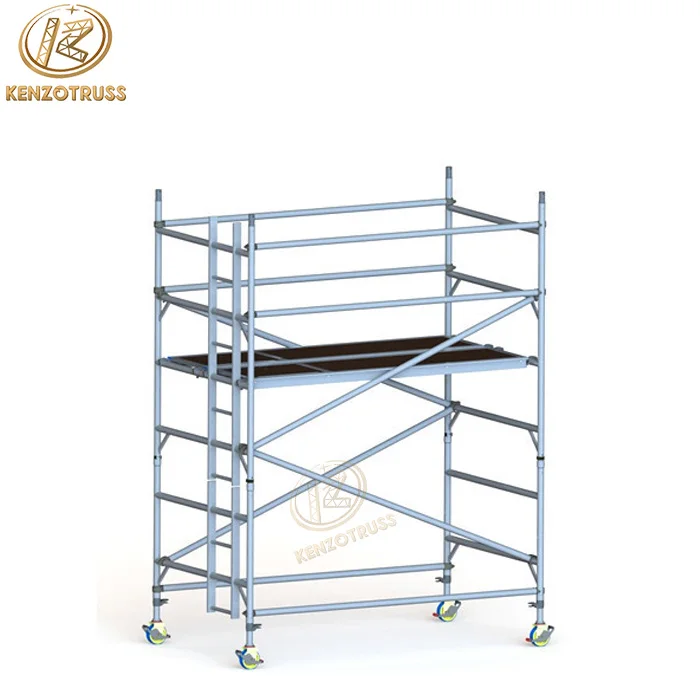 Aluminum Alloy Scaffolding Material Mobile Multifunctional Portable Scaffolding TUV Certificated
