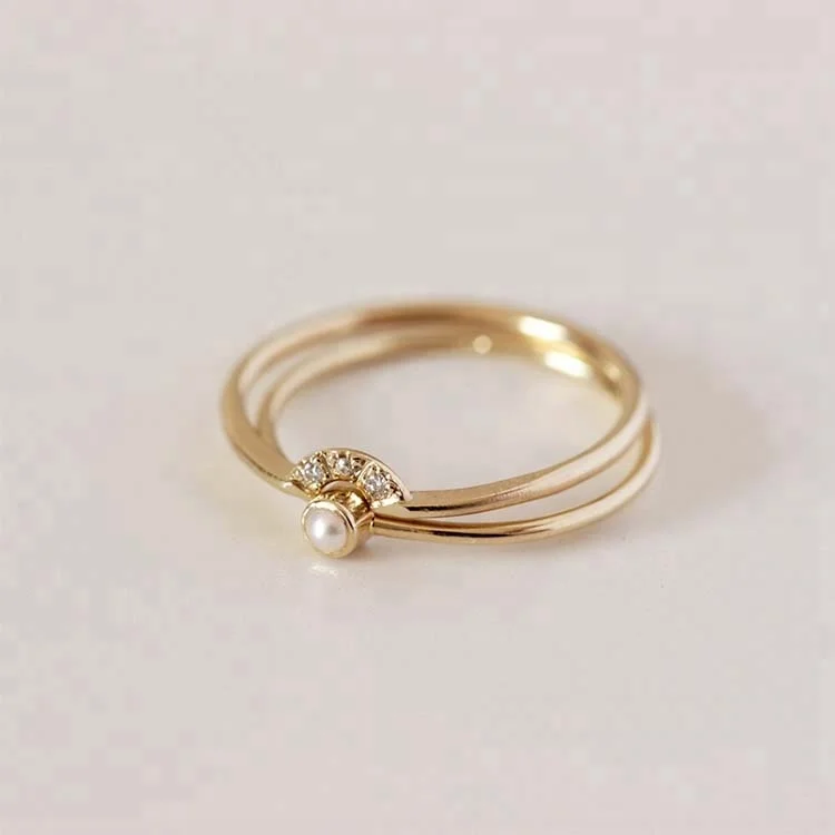 Новый дизайн перламутровое кольцо из стерлингового серебра 925 пробы обручальные кольца золотистого цвета