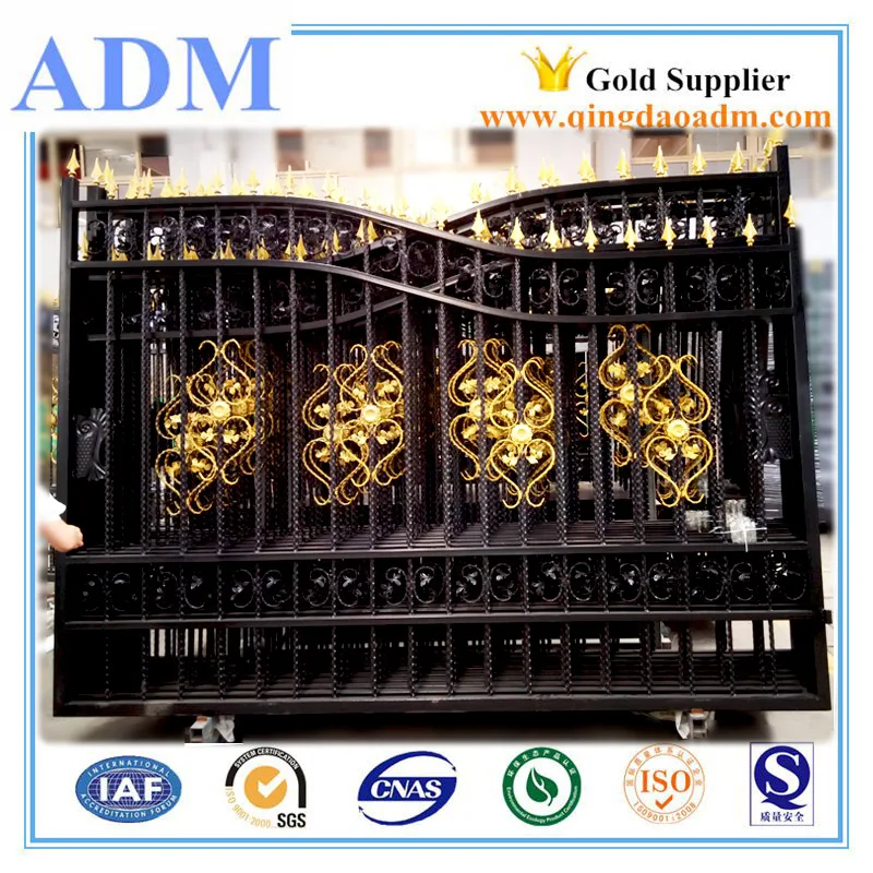 China luxury wrought iron gate for sale