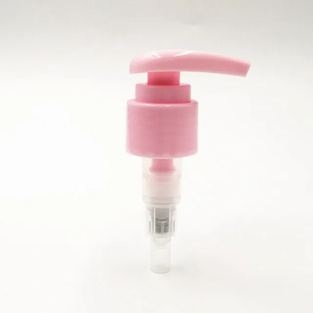 wholesale pink  liquid pump lotion customized colorful 24/410 24mm hand liquid dispenser pumps head for bottle