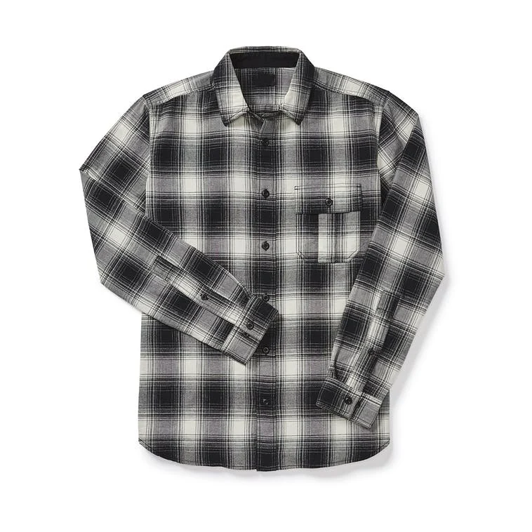 Mens classic style gingham flannel shirt chest pocket new pattern shirt