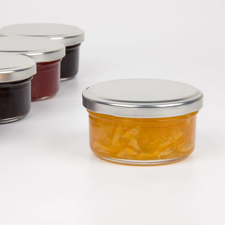 60ml 2oz  glass caviar jars