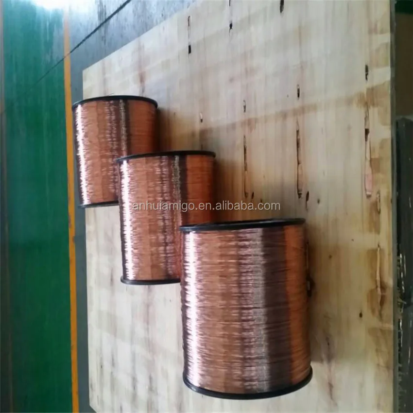 0.6mm-0.8mm copper coated wooden pallet nails welding wire