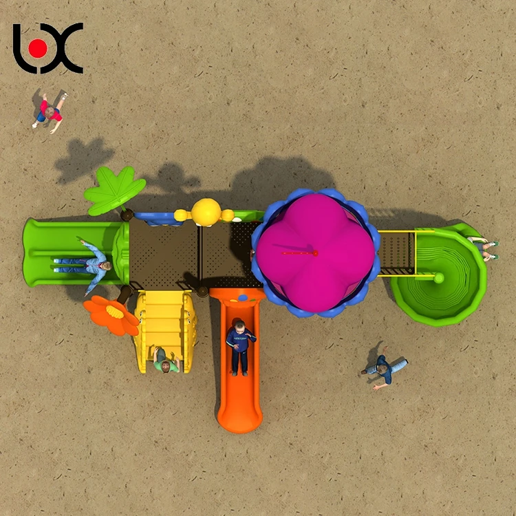 New Kids Outdoor Games Playground Equipment Children Play Amusement Plastic Slide