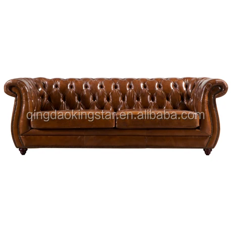 modern upholstered leather chesterfield sofa