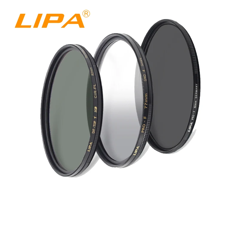 Оптический 12 c многослойным покрытием ND фильтр (ND4,ND8,ND16),U с круговым поляризационным фильтром и GND