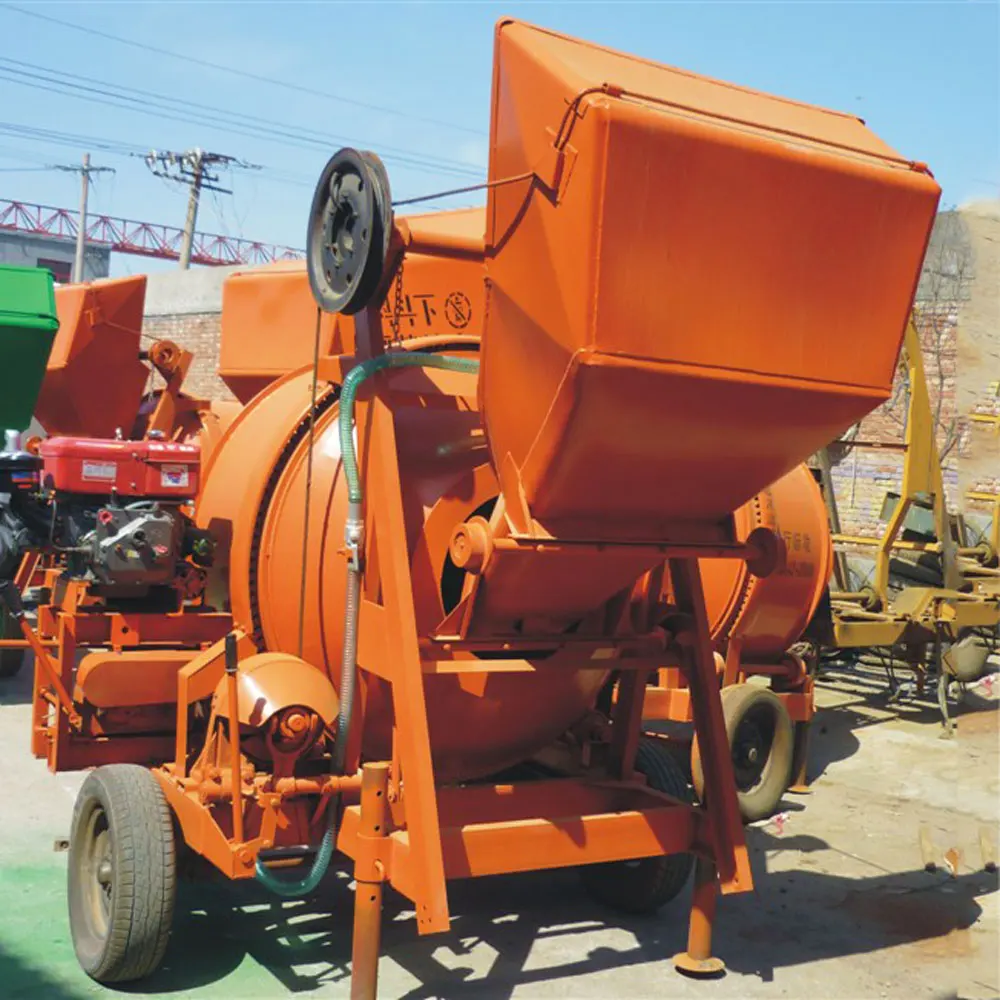 JZC350 diesel engine self loading mobile concrete mixer for sale