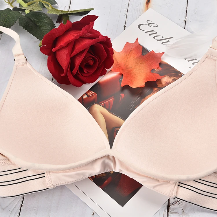 Top Grade Factory Direct Sales Women T Shirt Triangle Bra Wireless