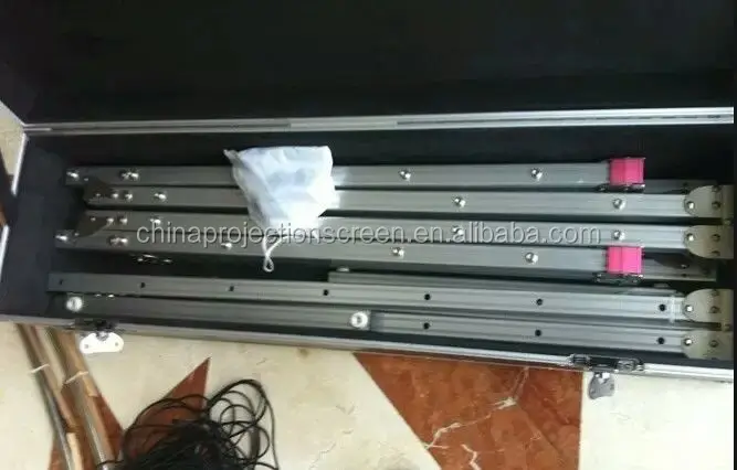 Складной экран для проектора, большая уличная проекция с быстрой рамой, 200 дюйма, с простыней