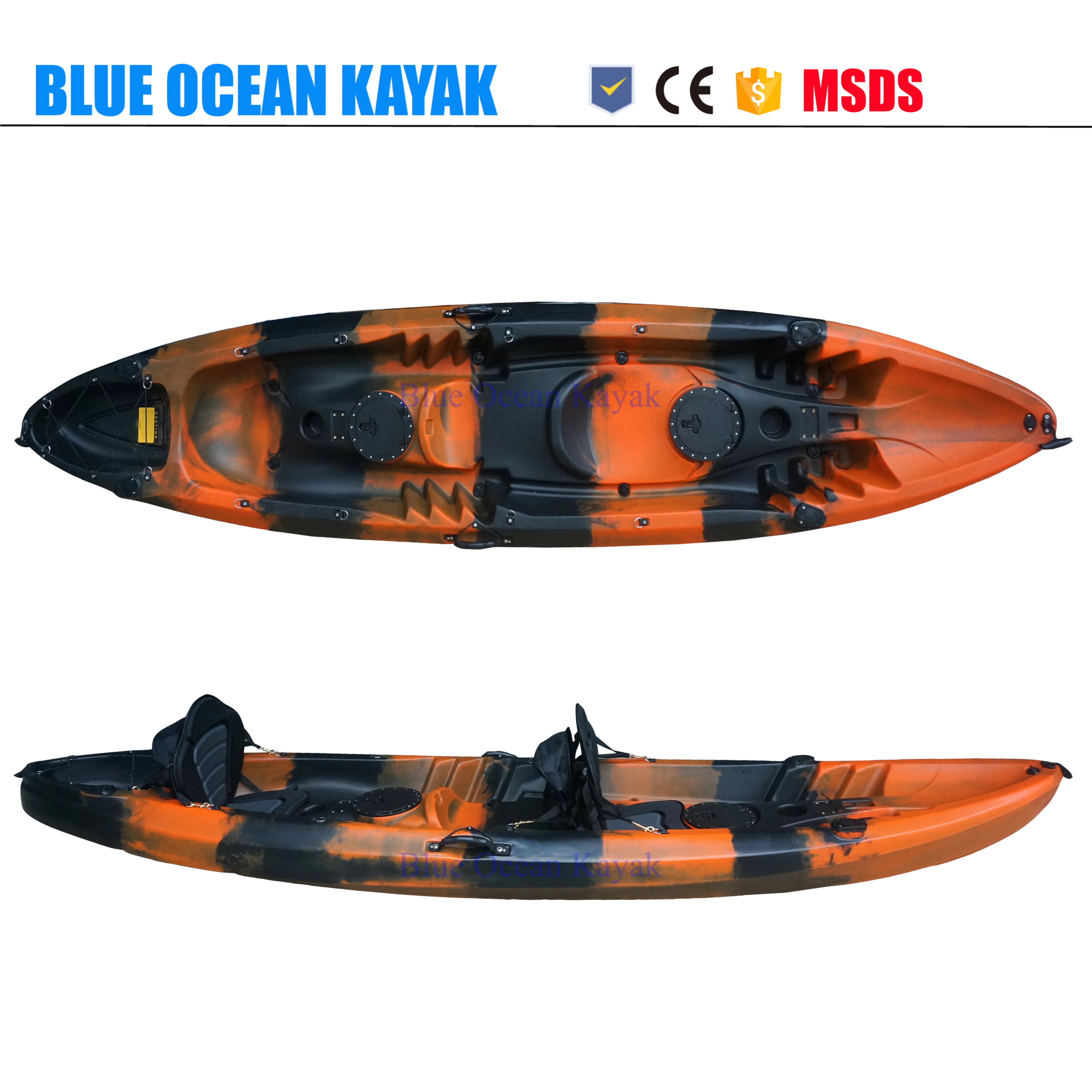 plastic kayak for two person from BLUE OCEAN KAYAK
