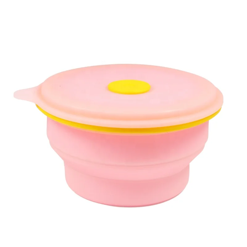 Creative Food Containers Portable Silicone Collapsible Lunch Box