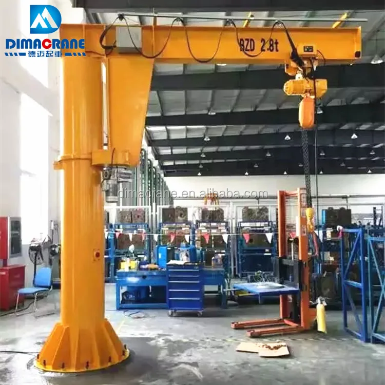 2 тонны Бесплатная стоят колонки столб установлен поворота стрелы крана цена в стали обработки мастерская