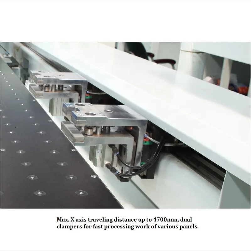 
automatic CNC 6 six sides boring drilling machine with double sided grooving and routing for woodworking furniture 