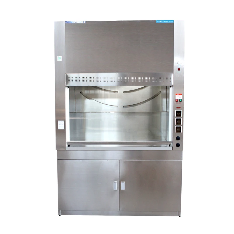 Stainless Steel Laboratory Steel Fume Hood Gas Extractor