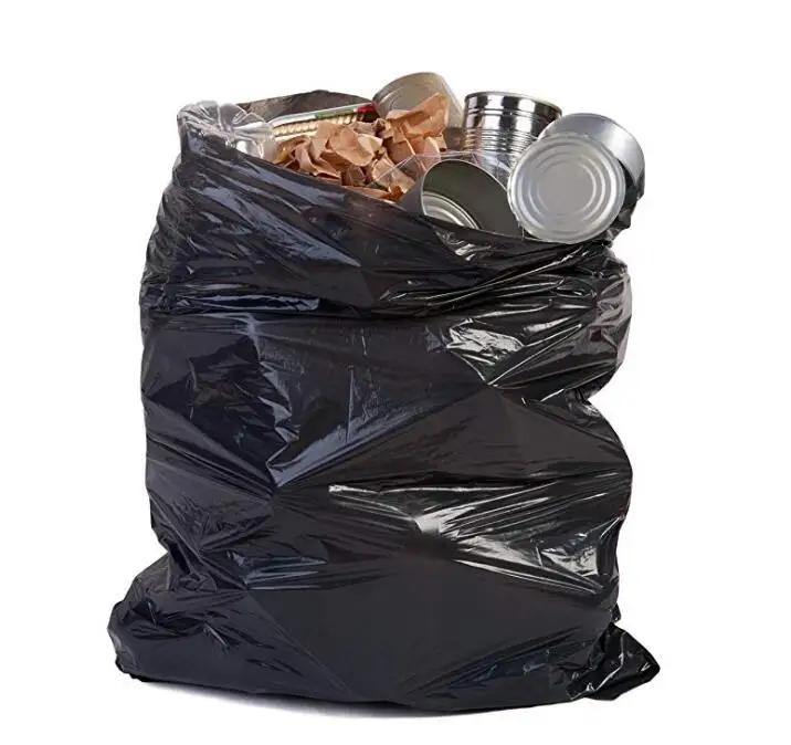 Manufacturer HDPE LDPE Plastic Colored Drawstring Bin Bags Rubbish Bags