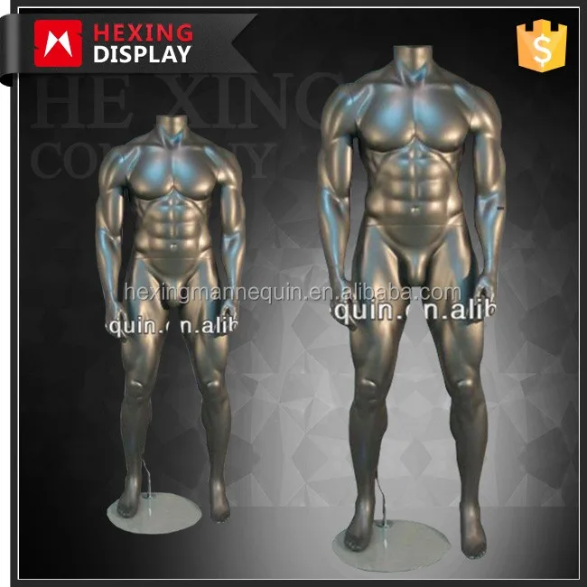 Wholesale adjustable muscle male mannequins headless realistic mannequin for sale