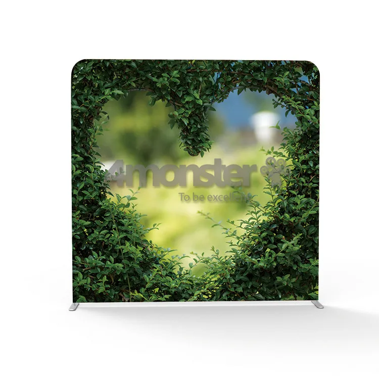 Bright color 3D cubic design 8ft backdrop foto