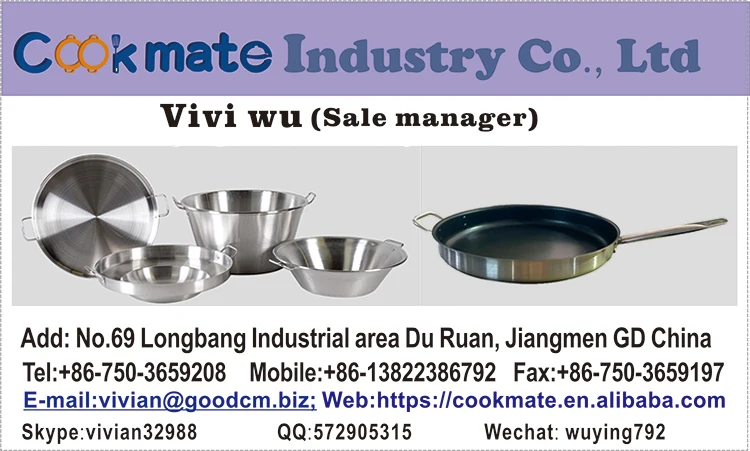 Healthy and Fun Home Excellent Quality Different Sizes Bright Stainless Steel Pizza Baking Outdoor cooking Skillet