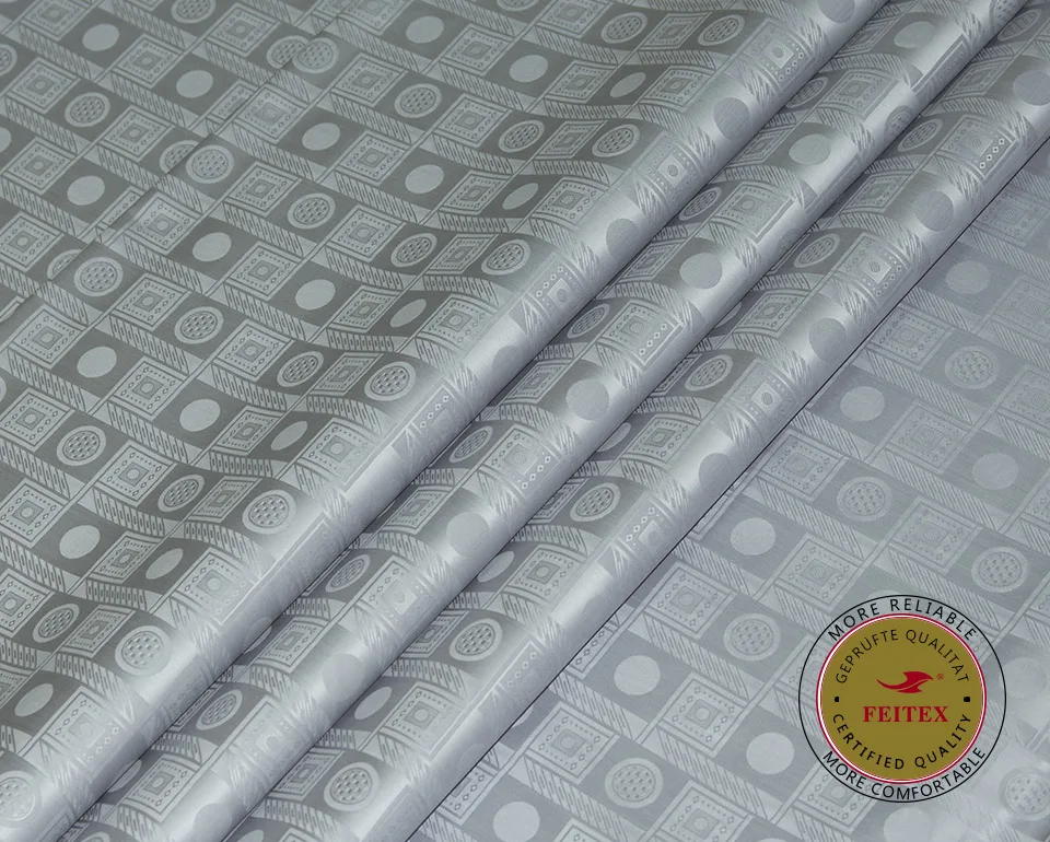 Sewing Fabric 2023 Guinea Brocade VIP Diamond Fabric Cotton Bazin Riche for Wedding Dress Feitex