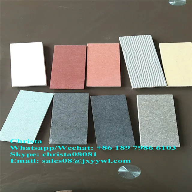 100% Non-asbestos similar Nichiha top quality colorful waterproof fiber cement board cladding wholesale price