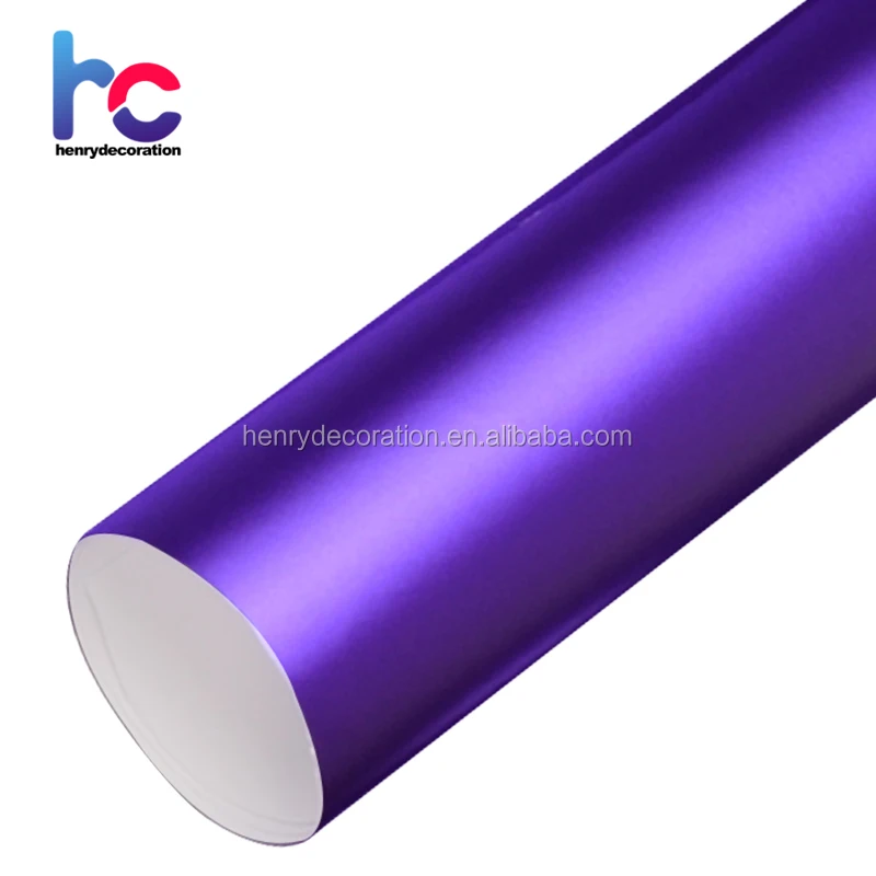 Factory Price 1.52*18m New Style Chrome Matte Wine Red Car Wrap Vinyl