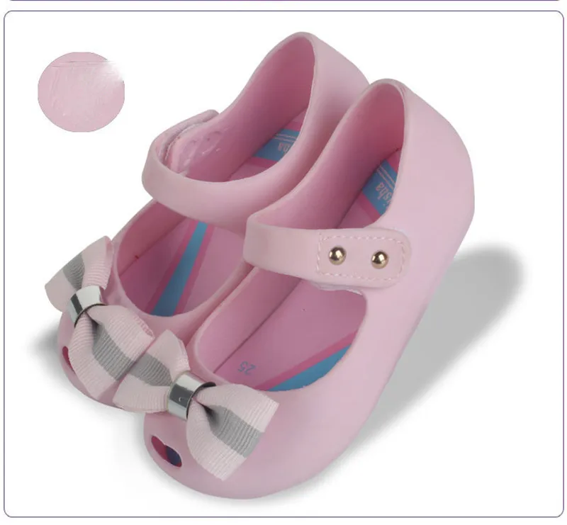 
Hot Sale PVC Girls Sandals Butterfly Knot Fish Head Kids Shoes 