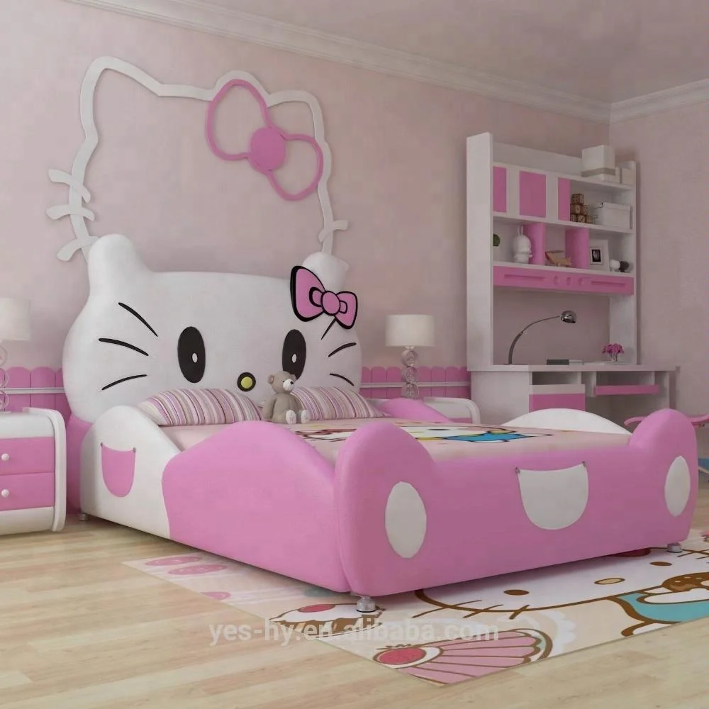 Кровать с hello kitty