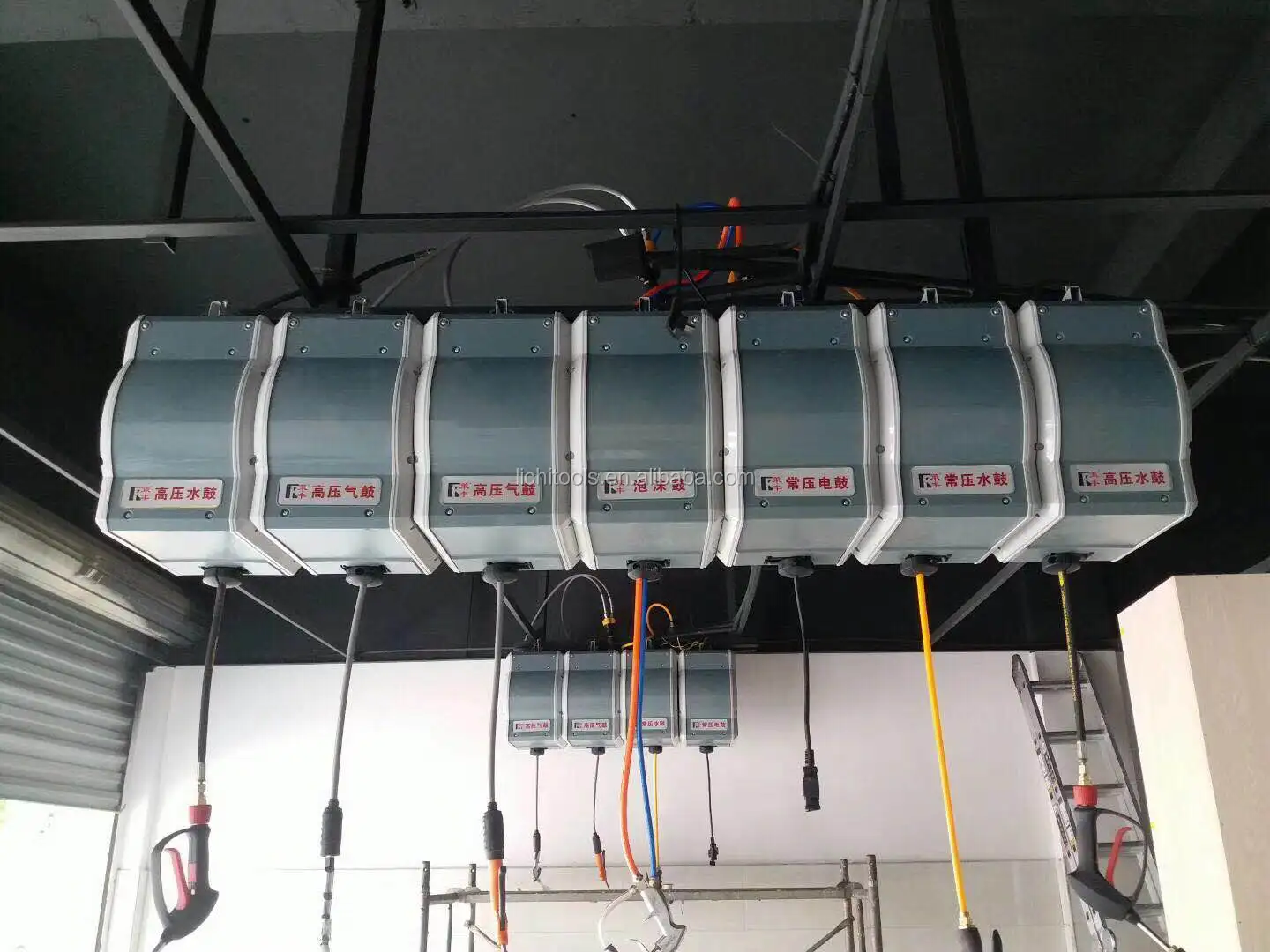 Lichi Car Wash Equipment Combination Multi-Function Auto Free Combined Drum Car Service Equipment