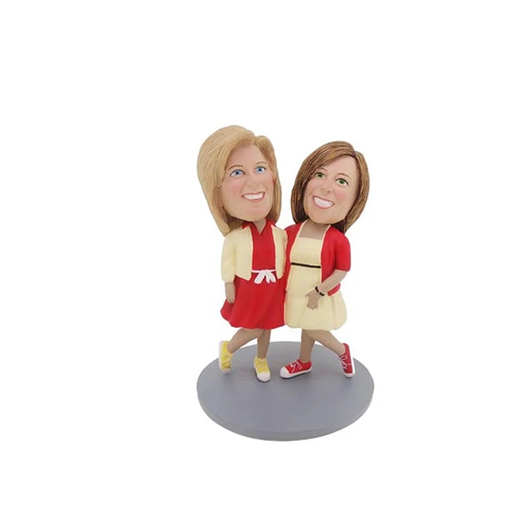 Hot Selling 3D Resin Custom Animal Wolf Bobble Head Dolls Sports Event Mascot