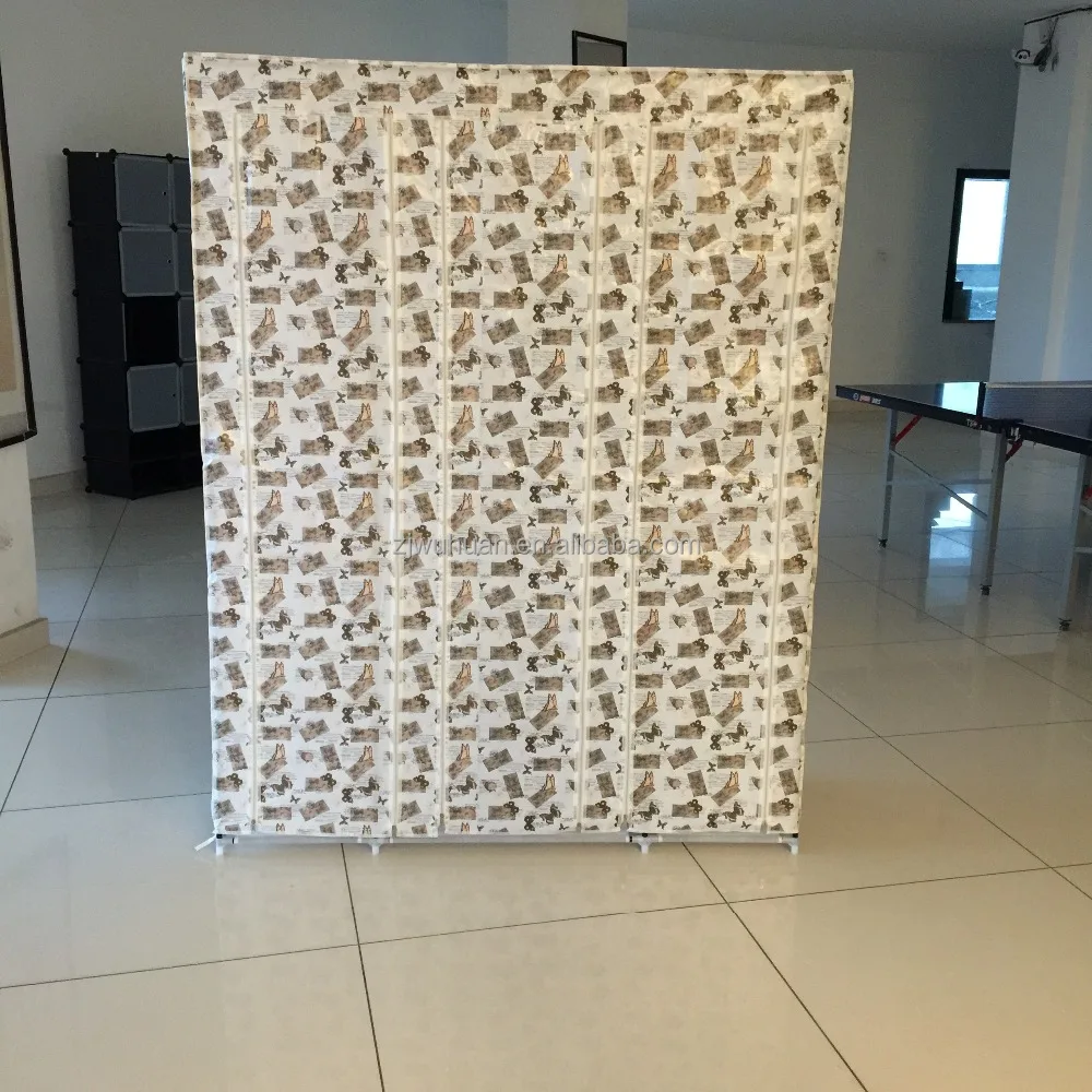 Modern bedroom clothes cabinet,Non-woven fabric cloth wardrobe