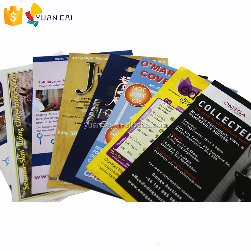 Custom low price A3 A4 A5 Brochure Booklet Flyer Catalog Printing in China
