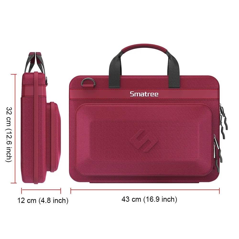 Smatree Carry Case for MacBook Pro 15 inch/Hard Shell Protective Business Briefcase HP Pavilion x360/12.5 inch