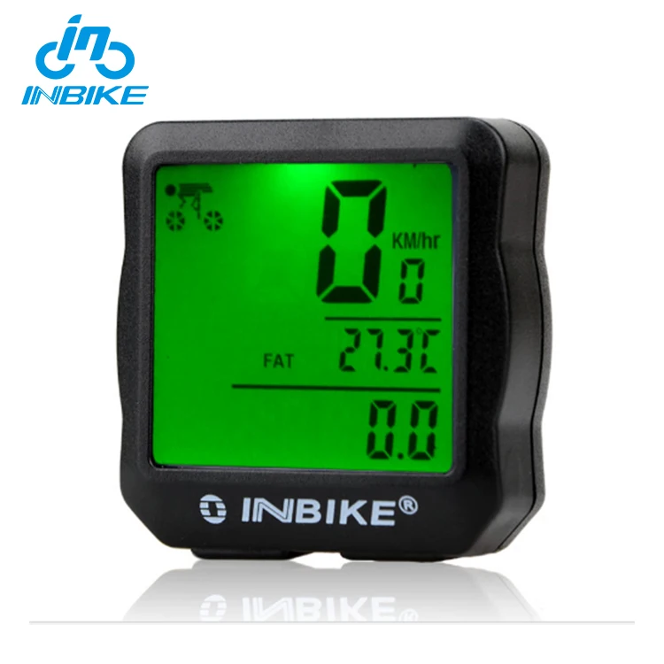 INBIKE Waterproof Battery Wired Bike Bicycle Computer Speedometer