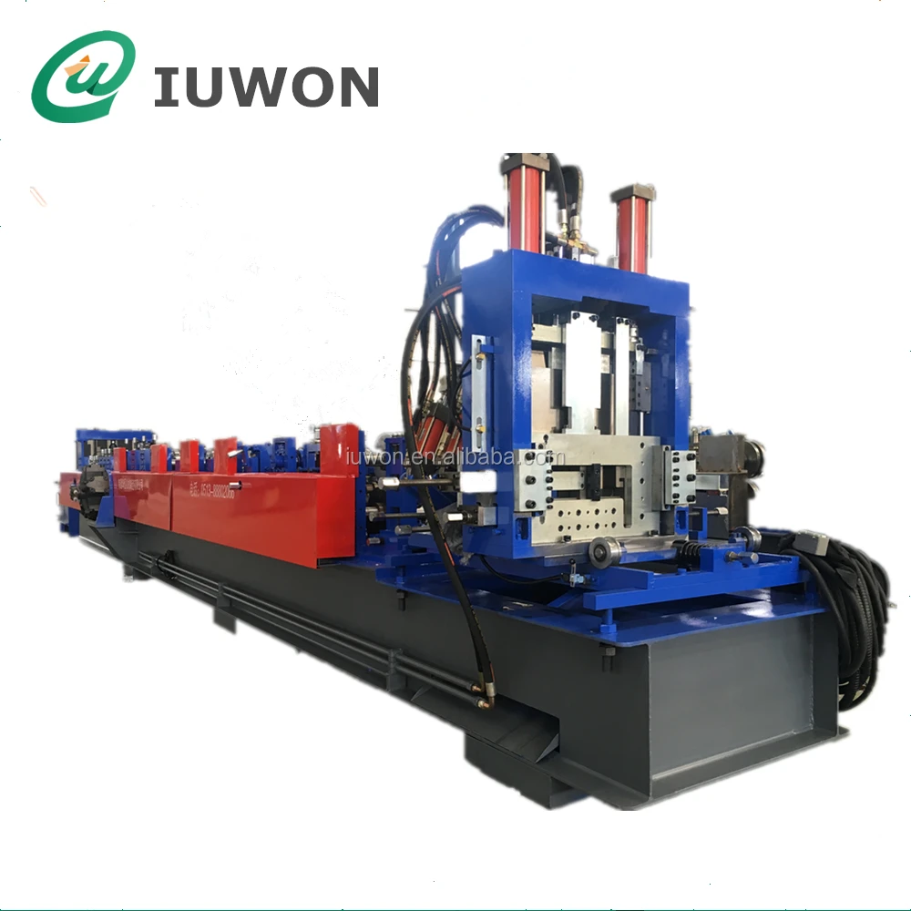 Hot-rolled C Z Purlin Roll Forming Machine
